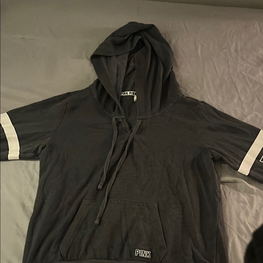 PINK Victoria's Secret Gray Hoodie Sweater